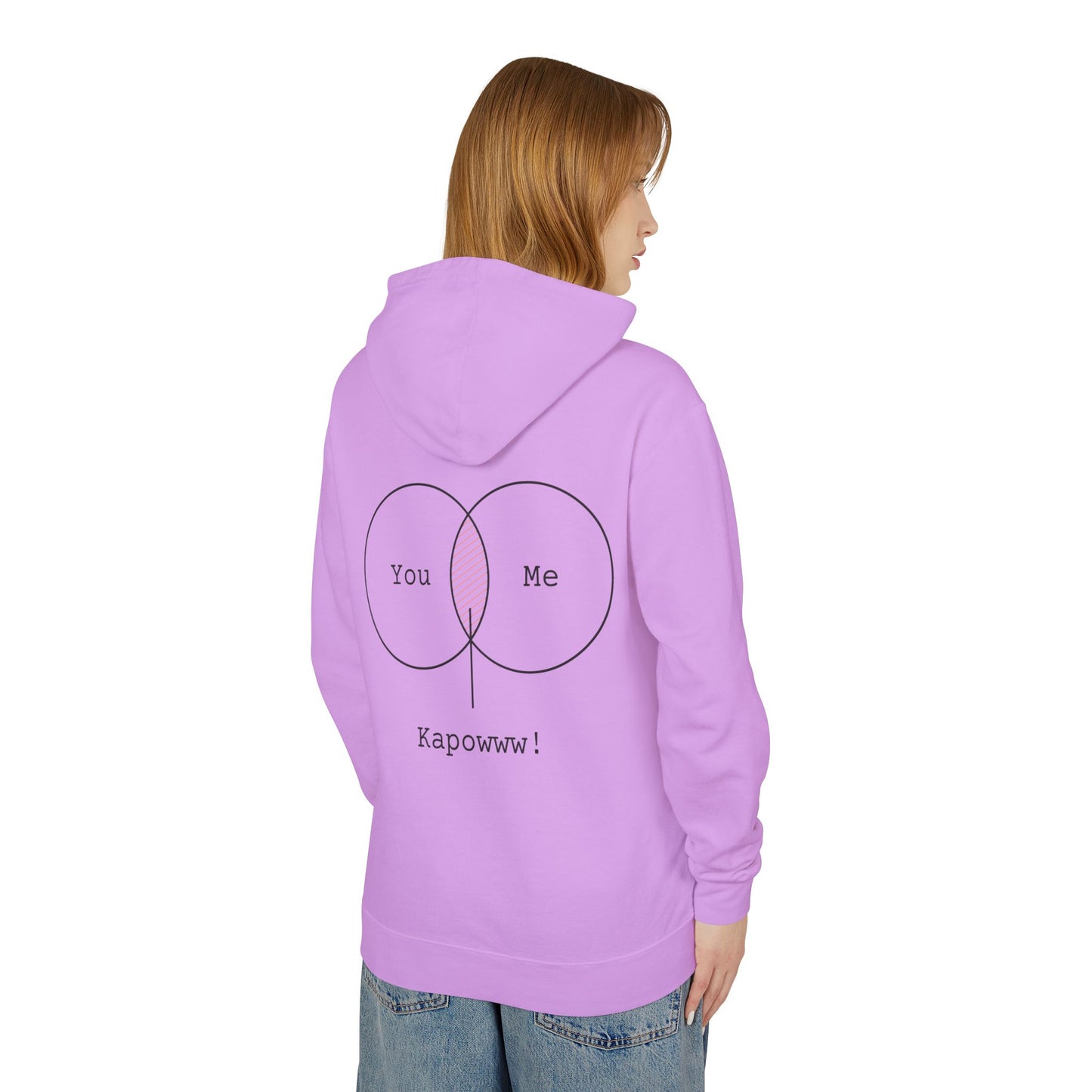 Any Unisex Lightweight Hooded Sweatshirt