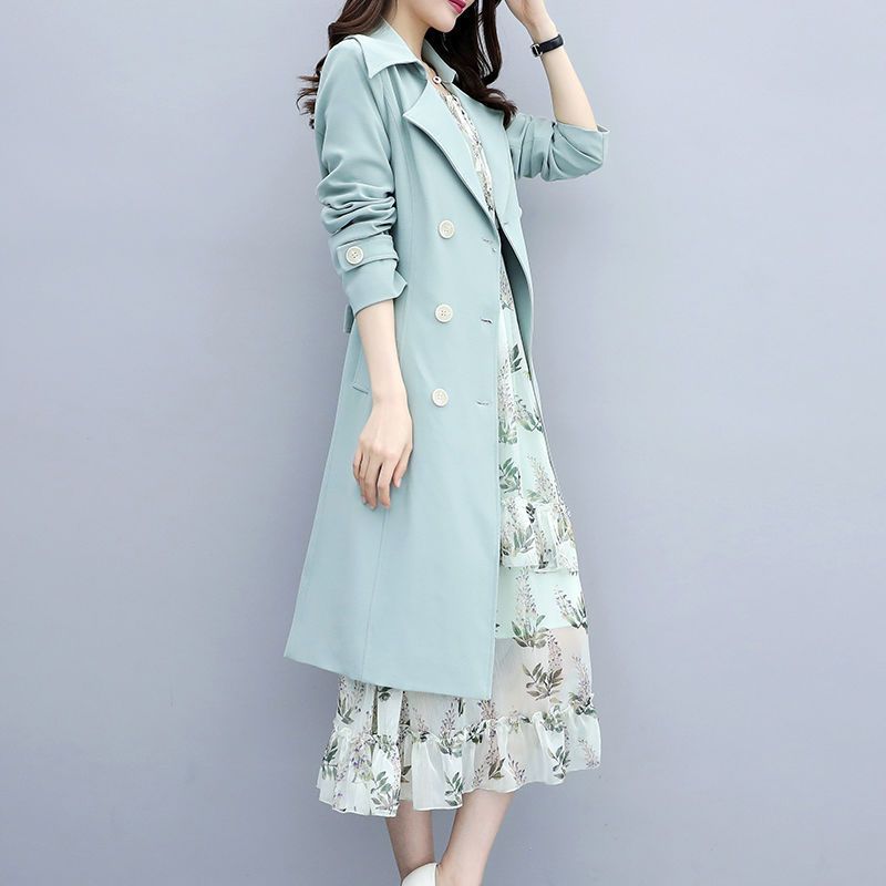 Versatile Trench Coat Women's Long Sleeve