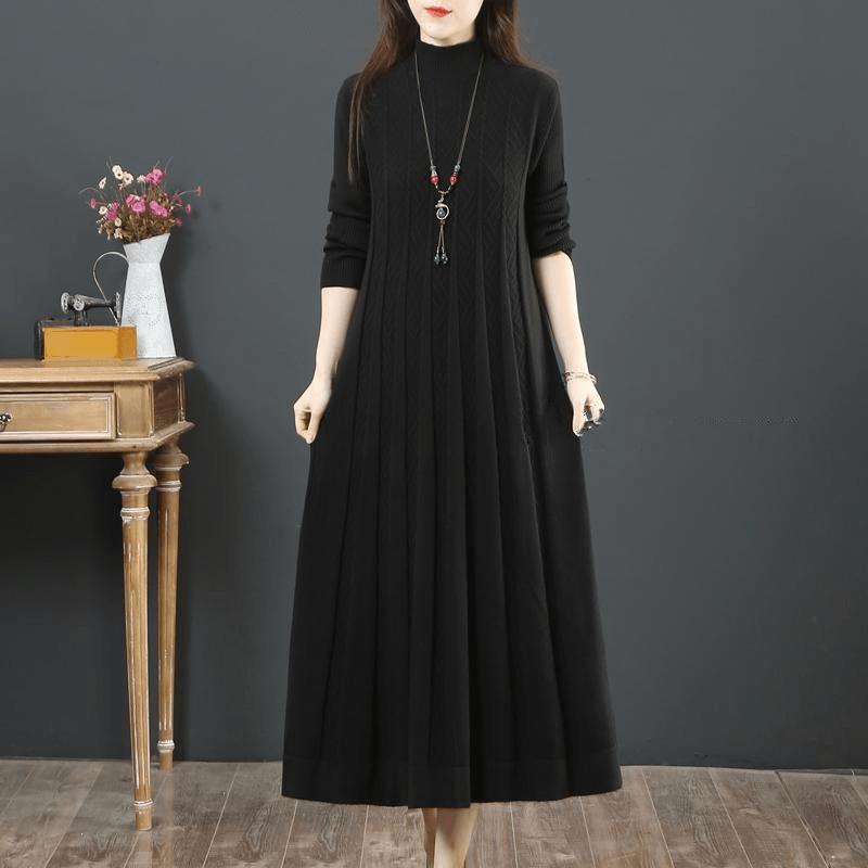 Plus Size Long Sleeve Long Dress Women's Early Autumn New