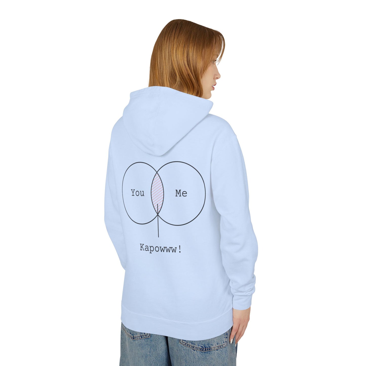 Any Unisex Lightweight Hooded Sweatshirt