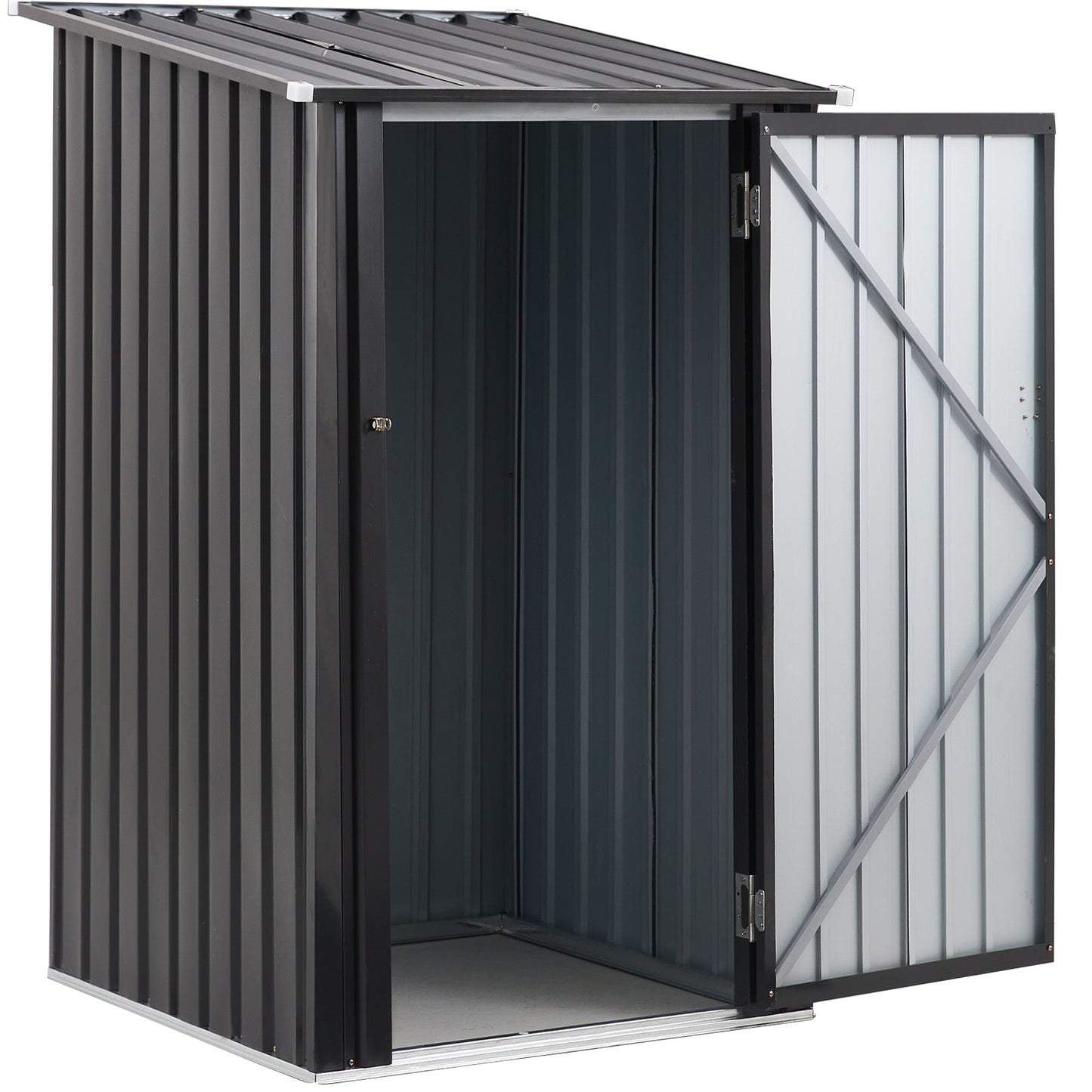 Metal Firewood Storage Shed