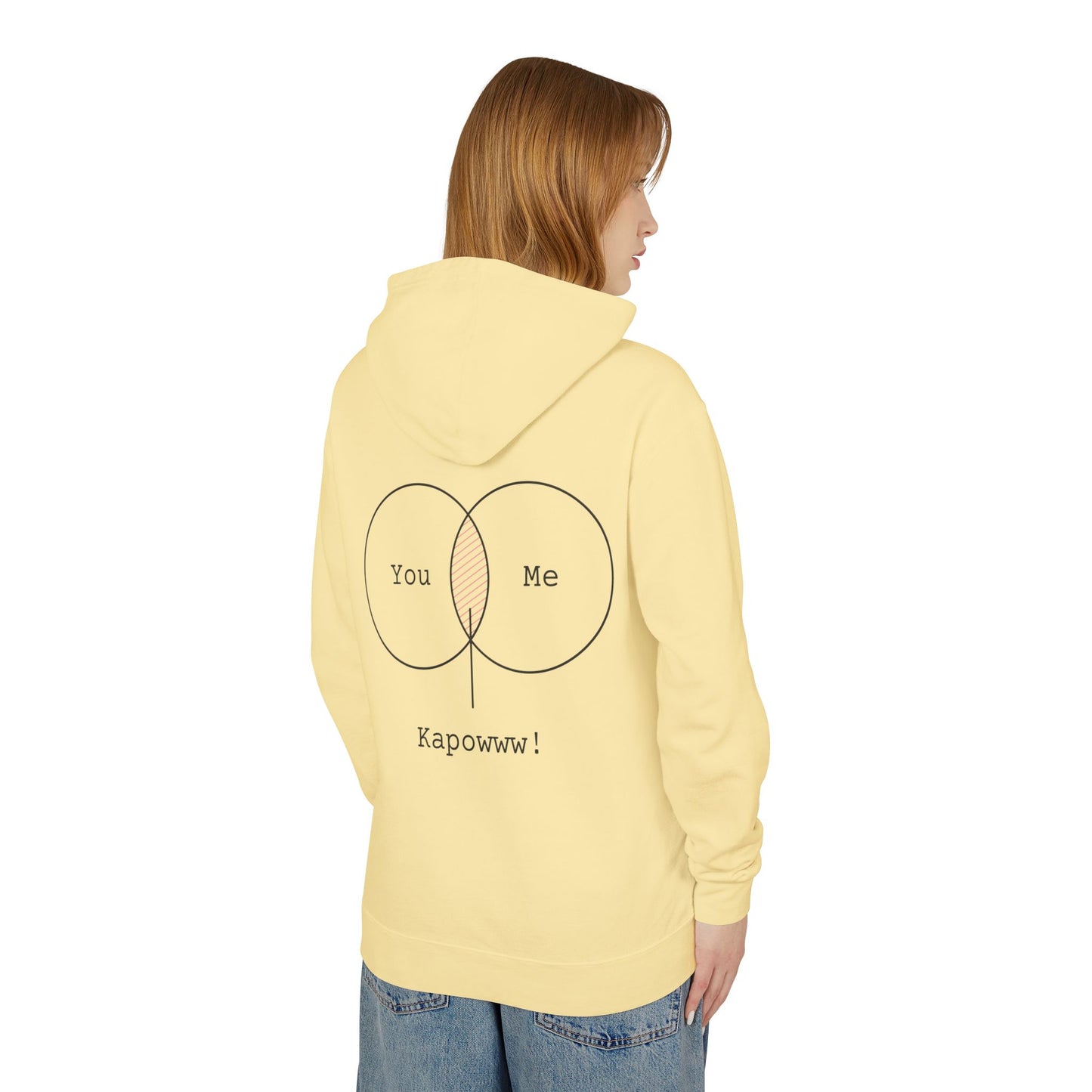 Any Unisex Lightweight Hooded Sweatshirt