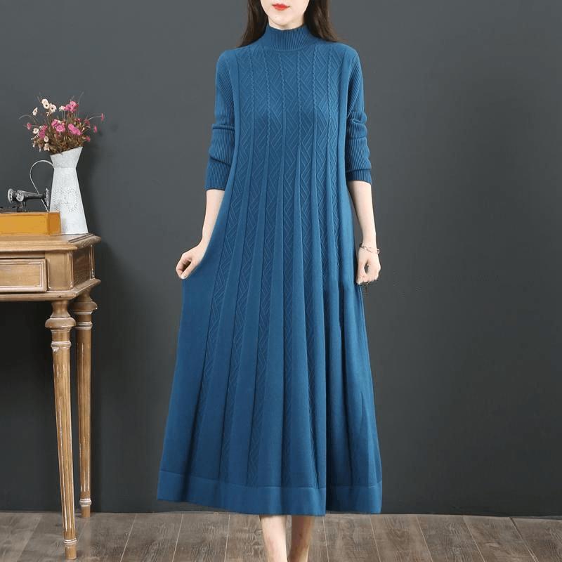 Plus Size Long Sleeve Long Dress Women's Early Autumn New