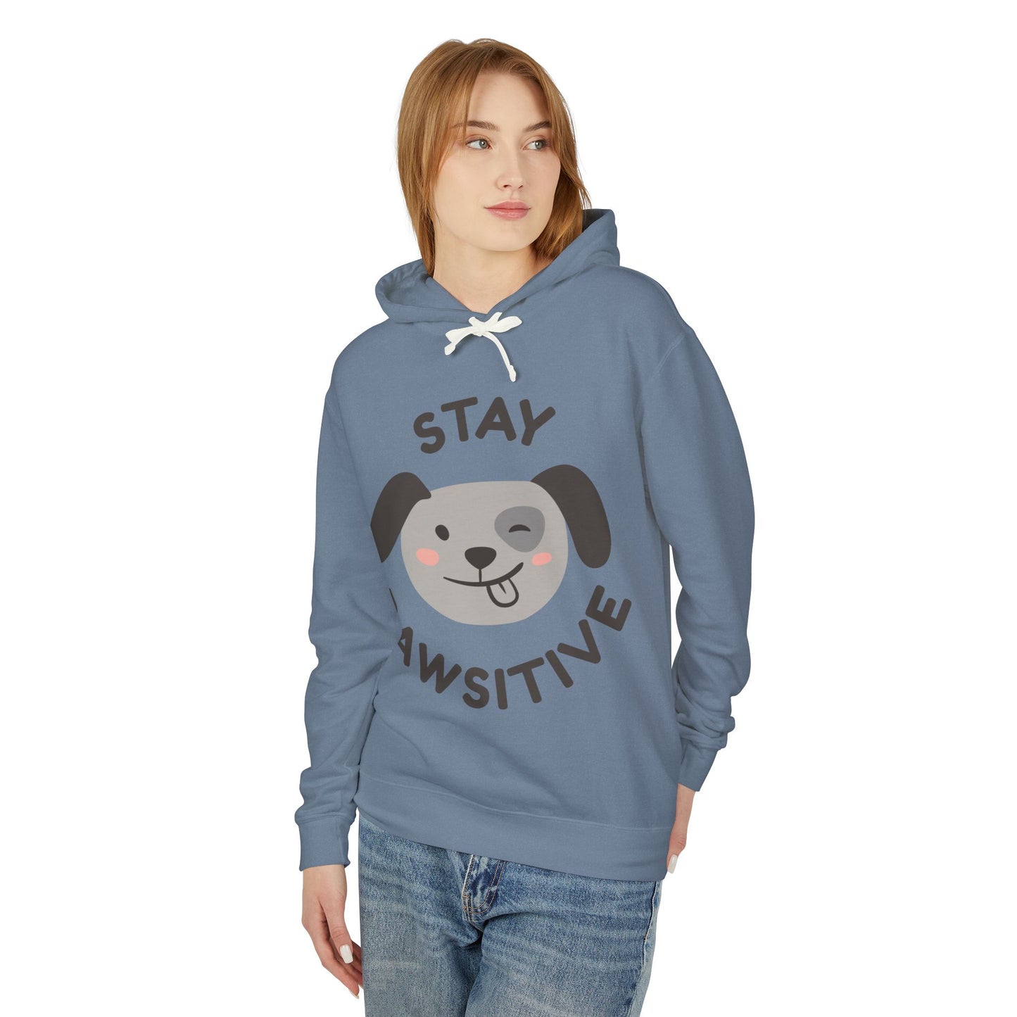 Any Unisex Lightweight Hooded Sweatshirt