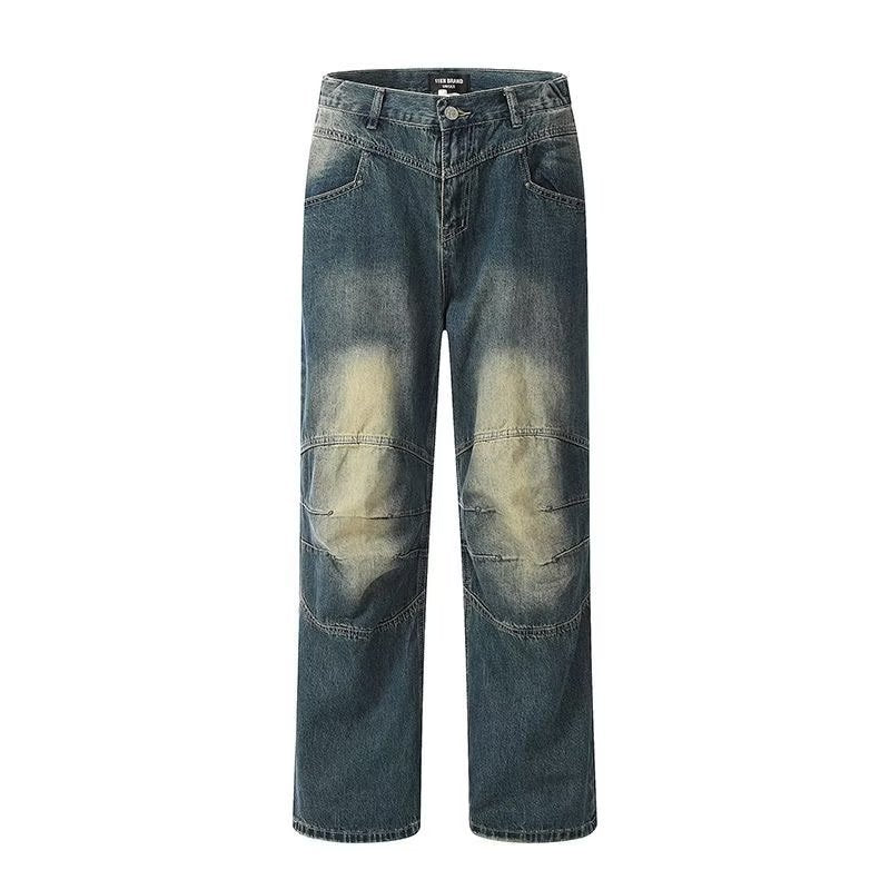 Hong Kong Style High Street Loose Vintage Jeans