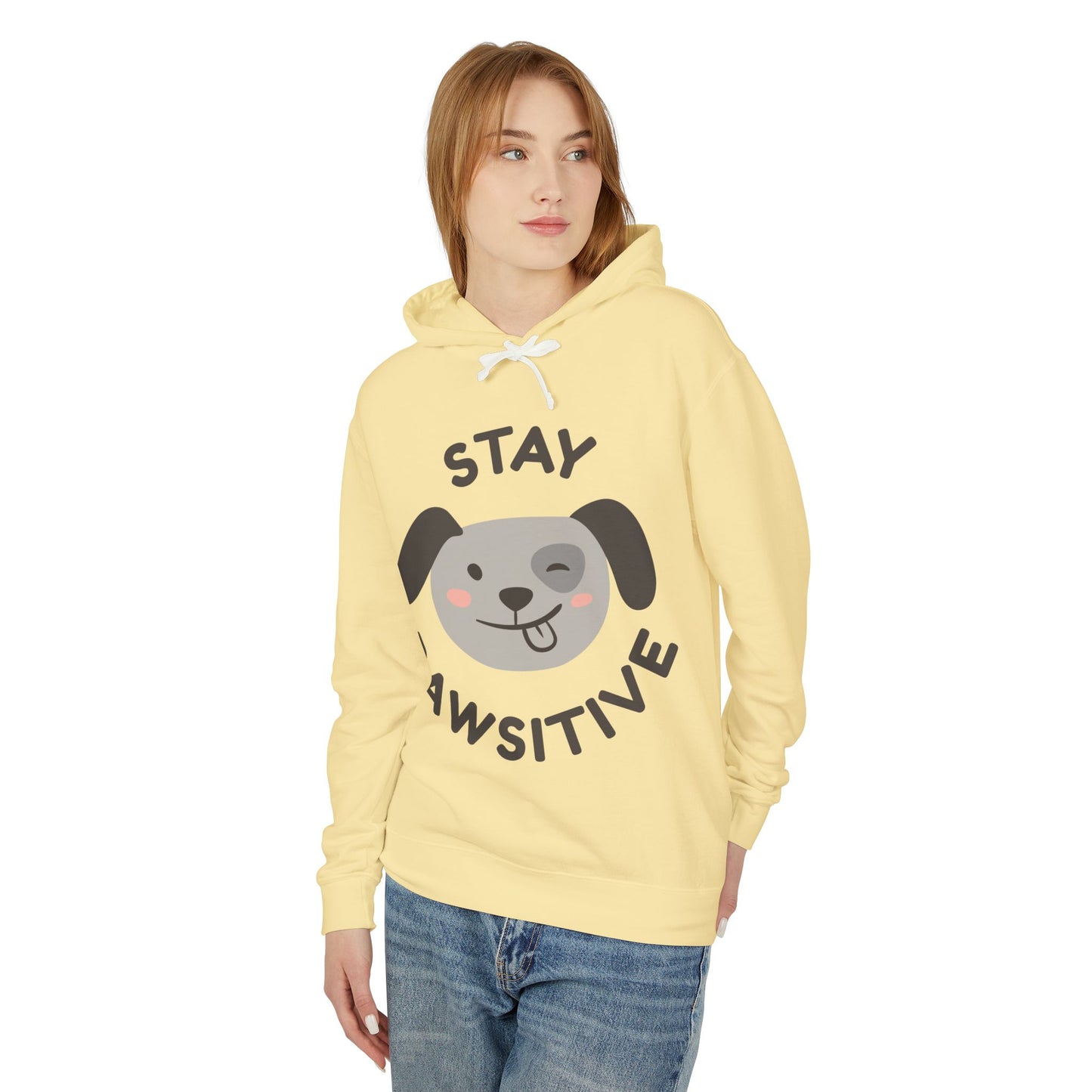 Any Unisex Lightweight Hooded Sweatshirt