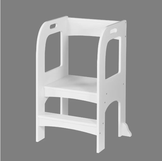 Children's Step Stool, Kitchen Counter With Child Step Stool