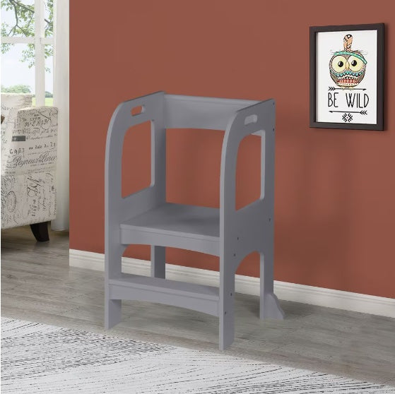 Children's Step Stool, Kitchen Counter With Child Step Stool