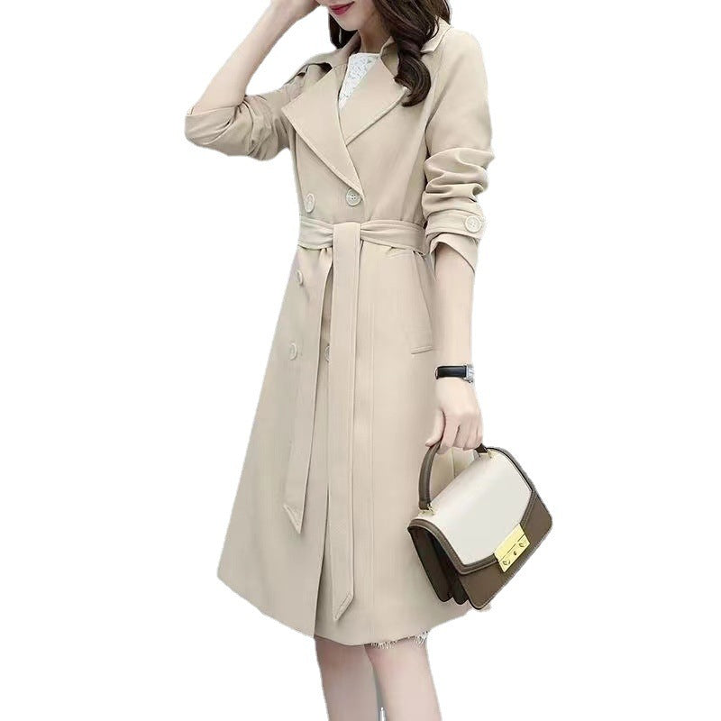 Versatile Trench Coat Women's Long Sleeve