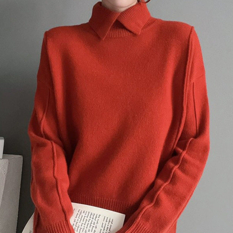 Fashion Pullover Knitting Autumn And Winter Comfortable Basic Top