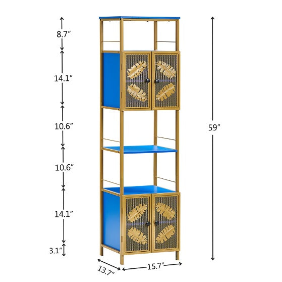 Freestanding Tall Cabinets, Narrow Lockers