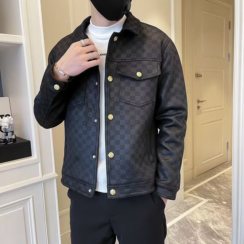 Spring And Autumn Collar Jacket Fashion Men