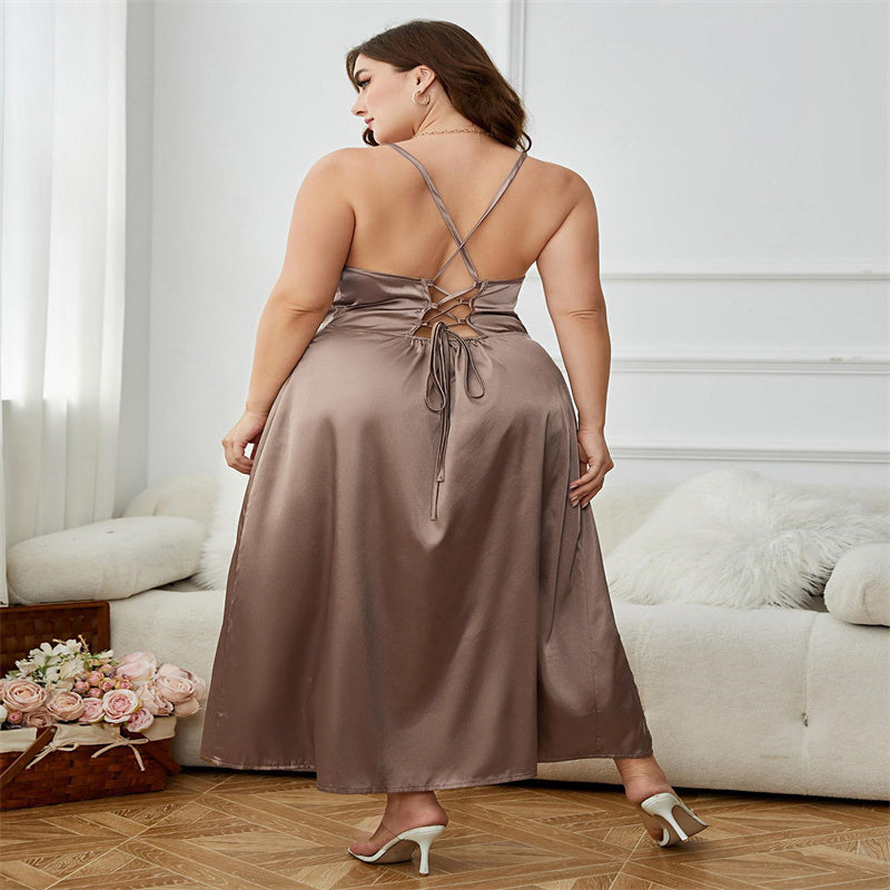 Plus Size Sling Dress Dress