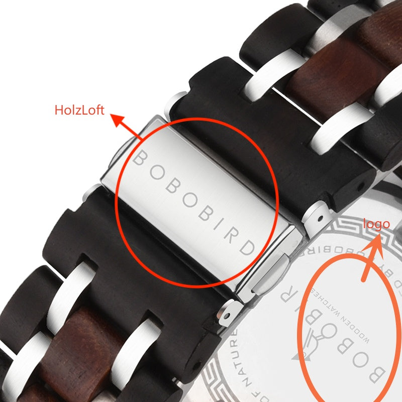 All in one Multi-functional Cross-border Literary Young Men's Wooden Watch Luminous Watch