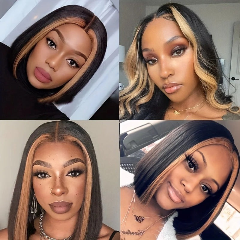 Women's Fashion Personalized Lace Straight Wig